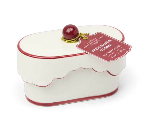 Paddywax French Linen & Orris - Chérie Ceramic Candle