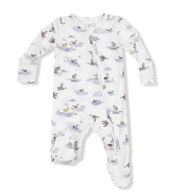Migrating Mallards 2 Way Zipper Footie