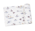 Migrating Mallards Swaddle Blanket