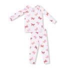 Candy Cane Bows Pajama Set