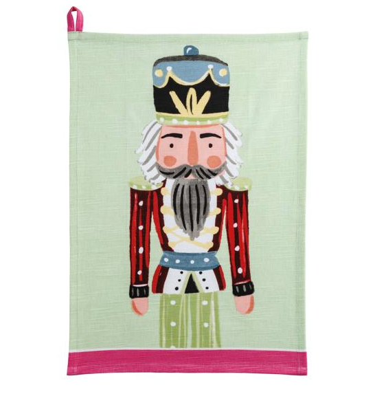 Green Nutcracker Towel