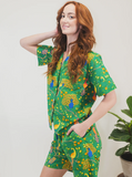 Fearless Peacock | Short Sleep Gift Set - Green