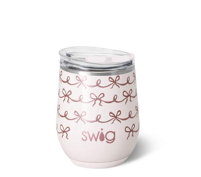 Pretty In Pink Stemless Wine 12oz