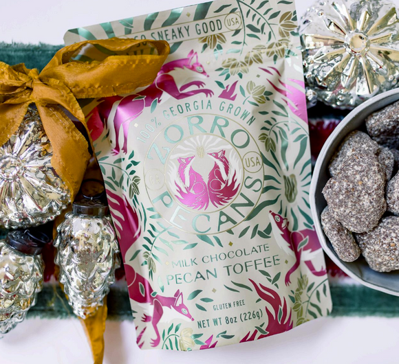 Milk Chocolate Pecan Toffee - 8oz