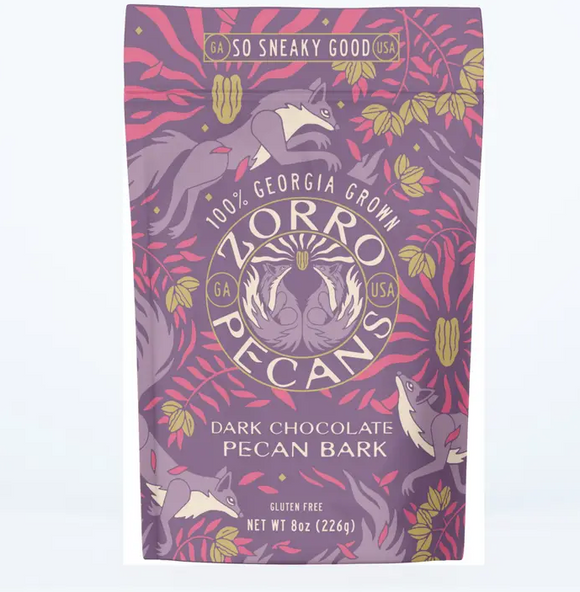 Dark Chocolate Pecan Bark - 8oz
