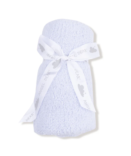 Chenille Blanket - Light Blue