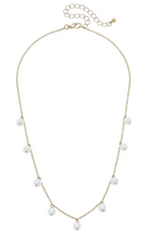 Winslie Pearl Drip Necklace in Ivory