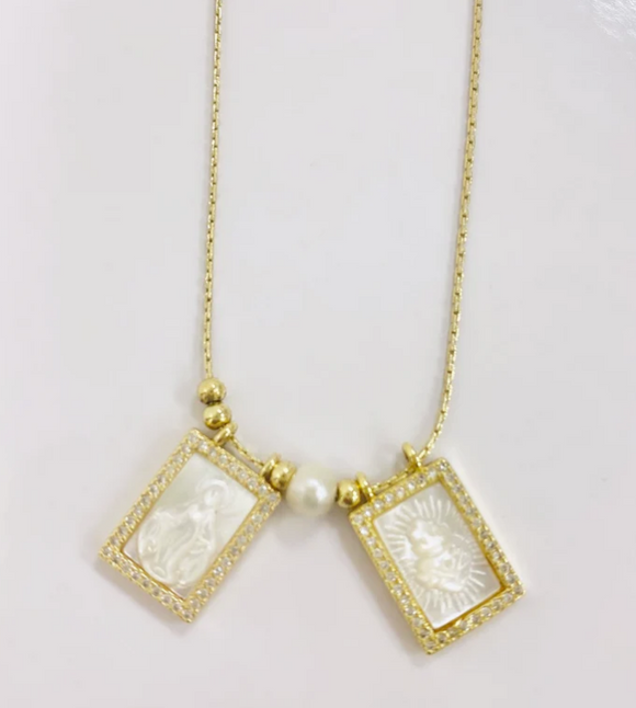 Mother Of Pearl Scapula