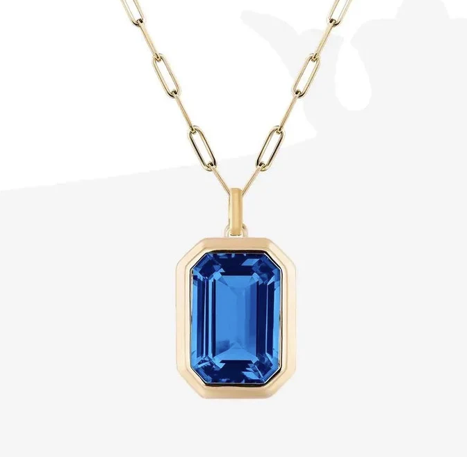 Fortune Necklace Sapphire