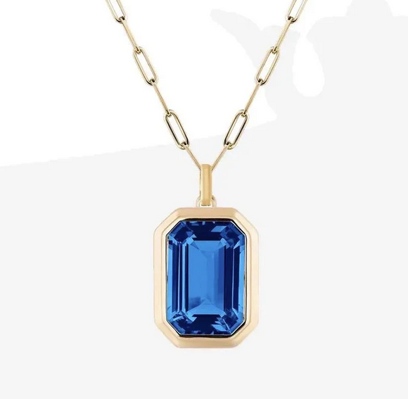 Fortune Necklace Sapphire
