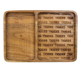 Tigers Etched Wood Valet Tray