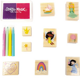 Mini Wooden Stamp Set 6-unit Case Pack