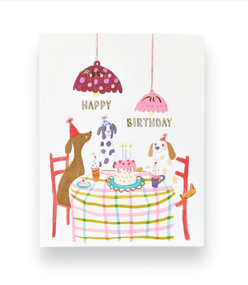 Stannie & Lloyd Greeting Card - Dogs Happy Birthday