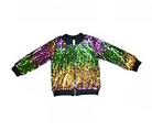 Mardi Grad Sequin Bomber Jacket