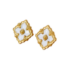 Aubrey Adele French Cross Ivory Stud