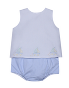 Bailey Sailboat Diaper Set
