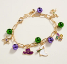 Mardi Gras Charm Bracelet