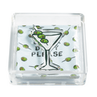 Martini Napkin Holder & Weight Set