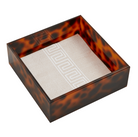 Tortoise Cocktail Napkin Holder W/Napkins