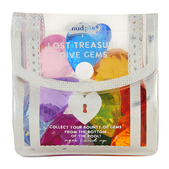 Silver Sparkly Gem Dive Toys