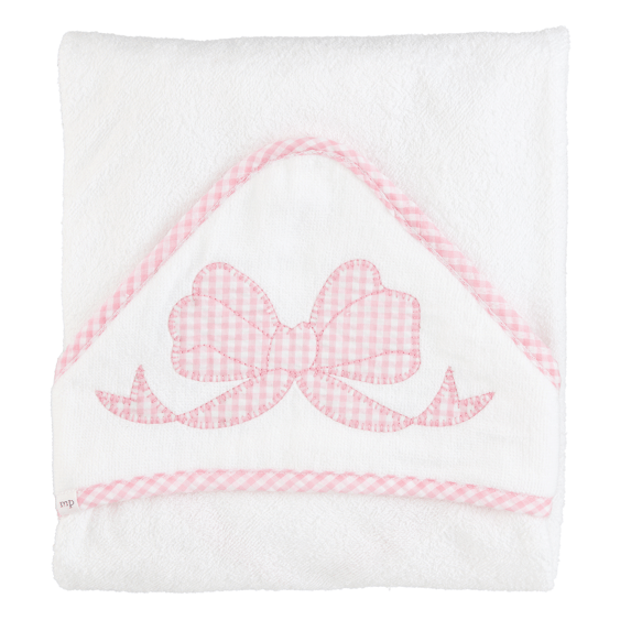 Bow Applique Hooded Towel