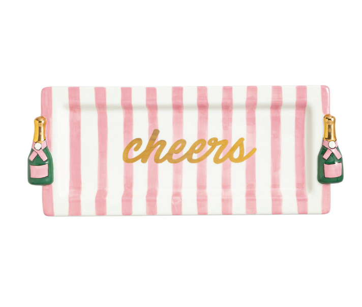 Cheers Champagne Serving Tray