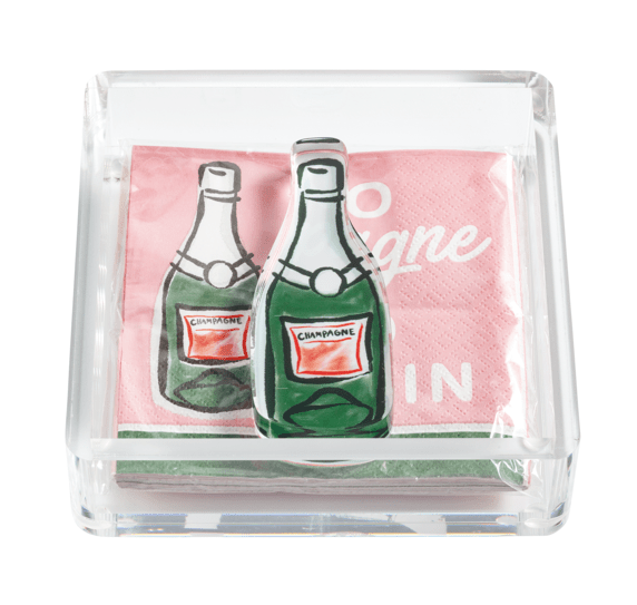 Champagne Napkin Holder & Weight Set