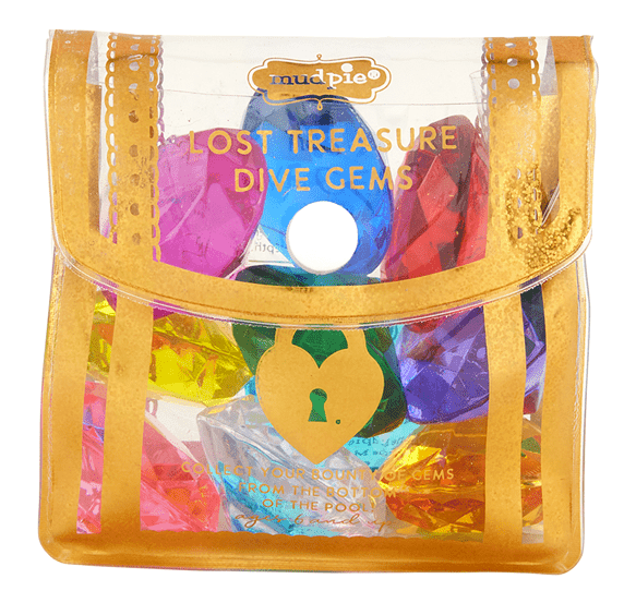 Gold Sparkly Gem Dive Toys