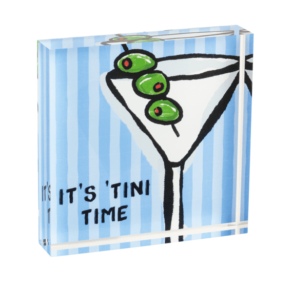Acrylic Martini Plaque
