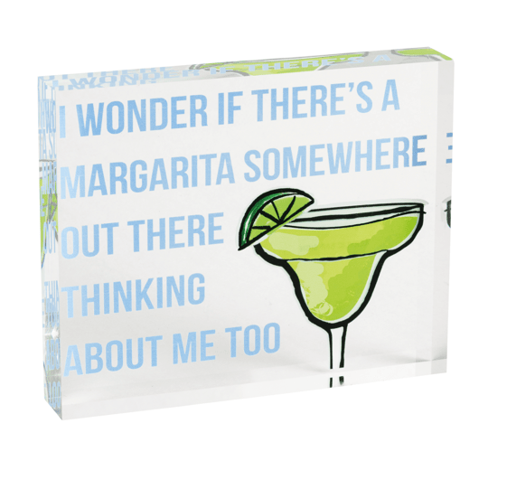 Acrylic Margarita Plaque