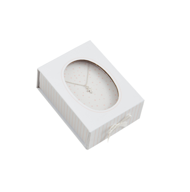 Silver Boxed Cross Necklace