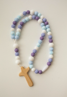 Blue Teething Baby Rosary