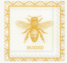 Buzzed Paper Cocktail Napkins Pack of 20