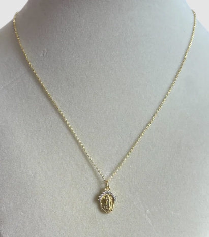 Dainty Mother Mary Necklace