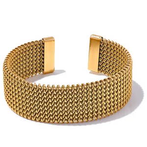 Aubrey Adele Mesh Cuff Bracelet