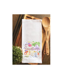Watercolor Louisiana Icons Tea Towel ~ Kitchen Towel