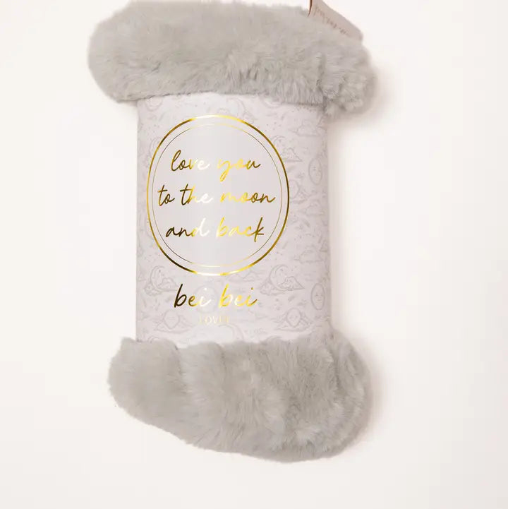 "Love You To the Moon" Toile Moonlight Lovey