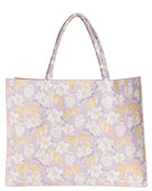 Chinoiserie Tiger Tote Lavender and Gold