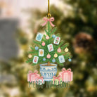 Merry Mahjong Acrylic Ornament