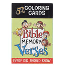 Coloring Cards Boxed 52 Verses For Kids