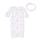 Carousel With Bows - Kimono Gown & Knot Headband