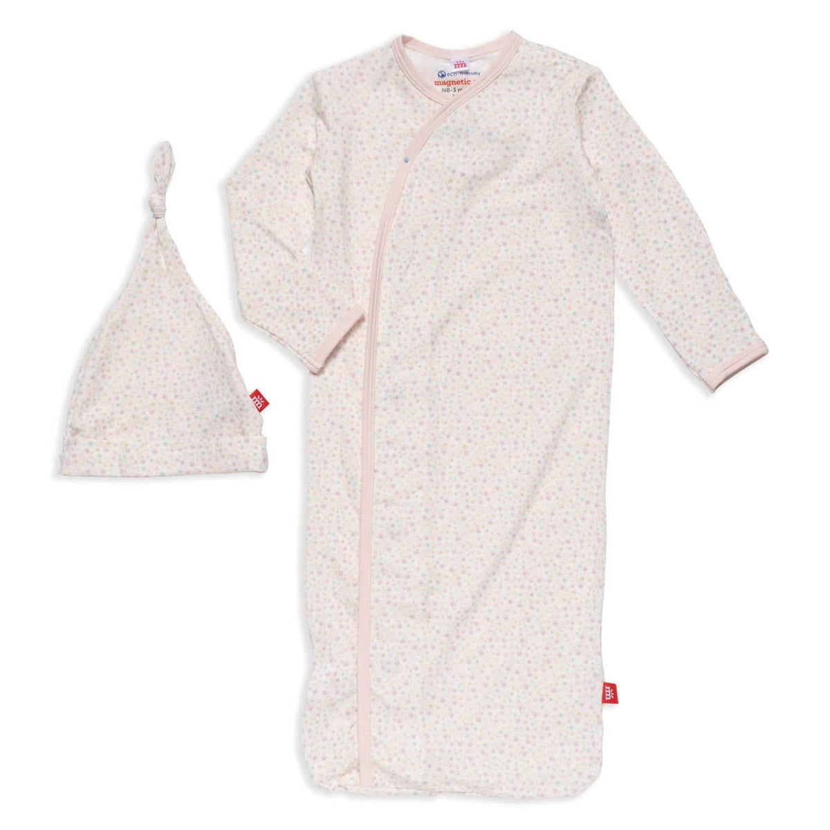 Bedford Floral Modal Cozy Sleeper Gown + Hat Set The Gift