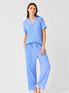 Women's Charlotte Pajama Pants Set | Blue