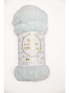 "Thank Heaven For Little Boys" Faux Fur Breezy Blue Blanket