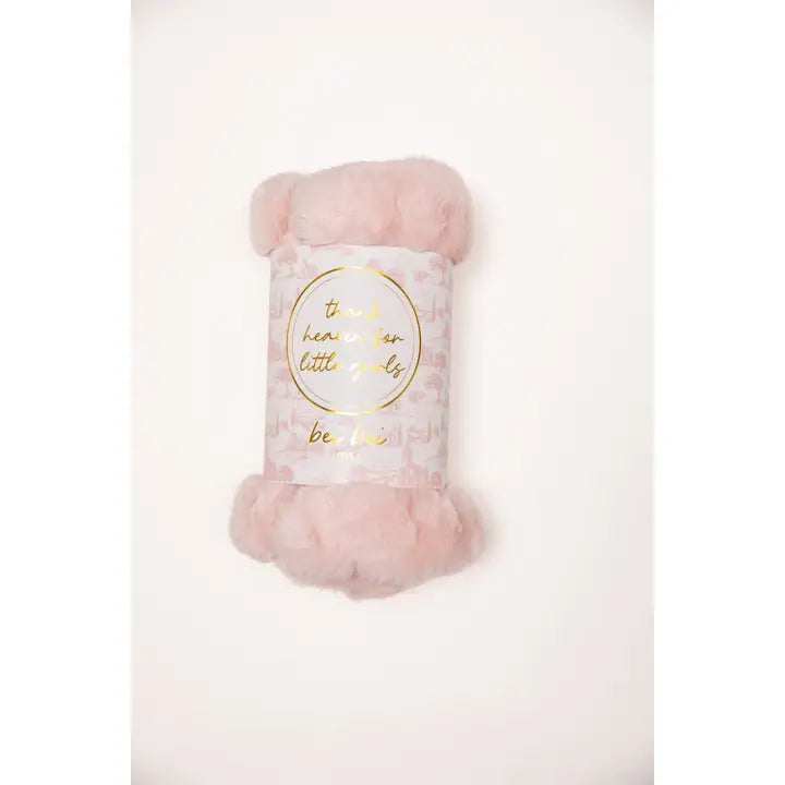 "Thank Heaven For Little Girls" Toile Petal Pink Lovey