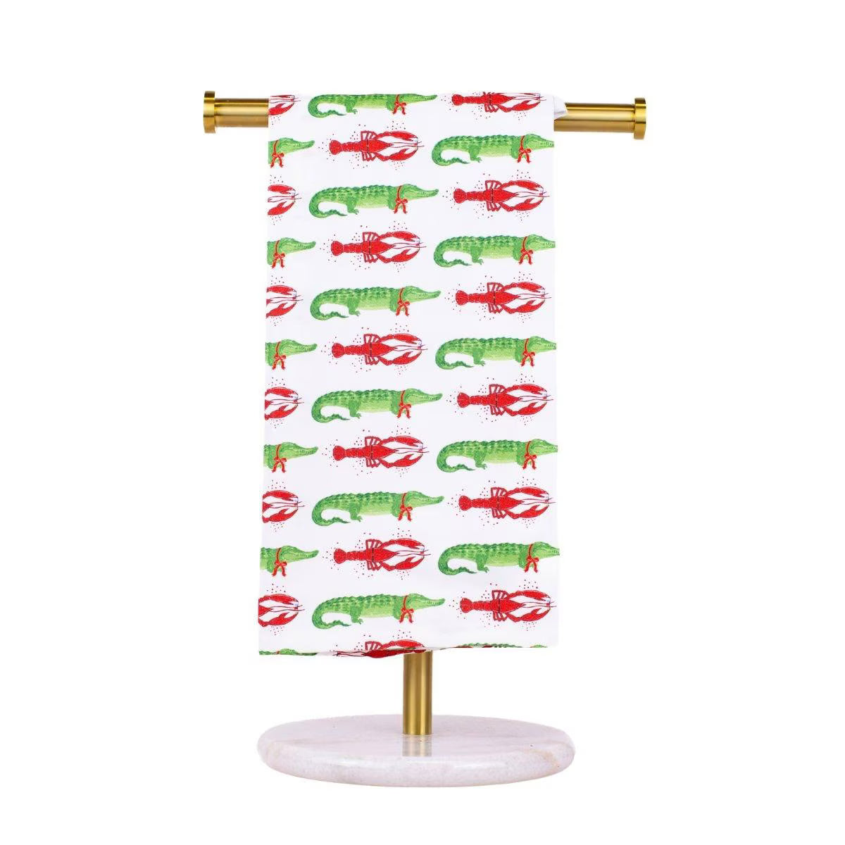 Cajun Christmas Hand Towel