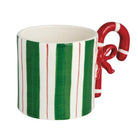 Candy Cane Handle Whimsical Mug 