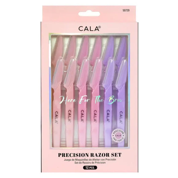 Cala 12 Piece Precision Razors Set Hair Removal