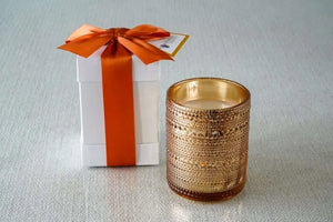 Gold Bead 2 Wick Candle-Spiced Pumpkin Chai