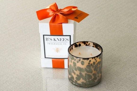 Tortoise Glass 2 Wick Candle-Spiced Pumpkin Chai